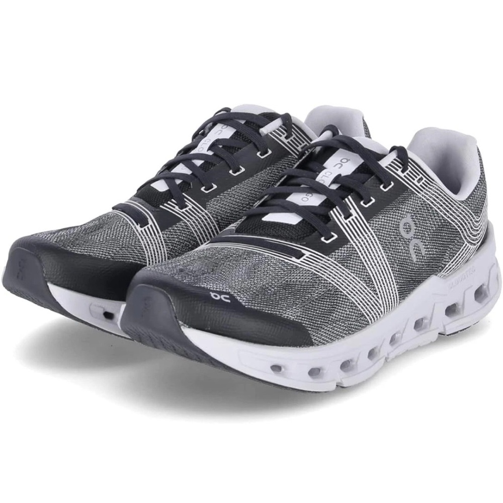 On Men's Cloudgo Sneakers, Black/Glacier, 11 Medium US